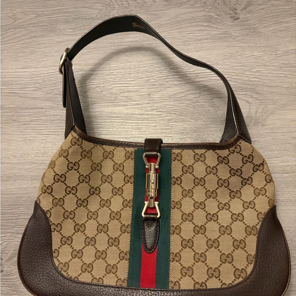 Gucci Brown and Green Women's Bag